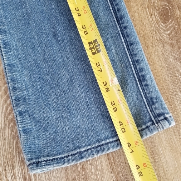 7 for all Mankind Women's Mid Rise Straight Leg - Boot cut Denim Jean's sz 29 - Picture 11 of 14
